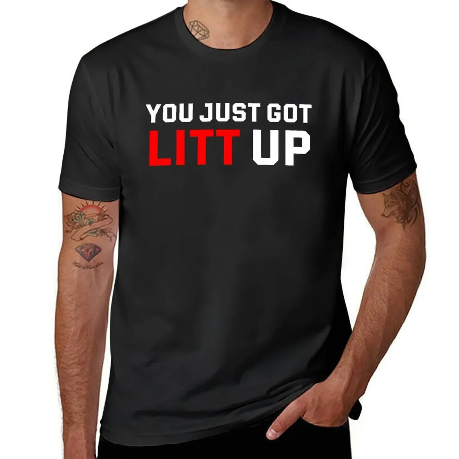 You Just Got Litt Up Harvey Specter T-Shirt cute clothes oversized t shirts for men cotton