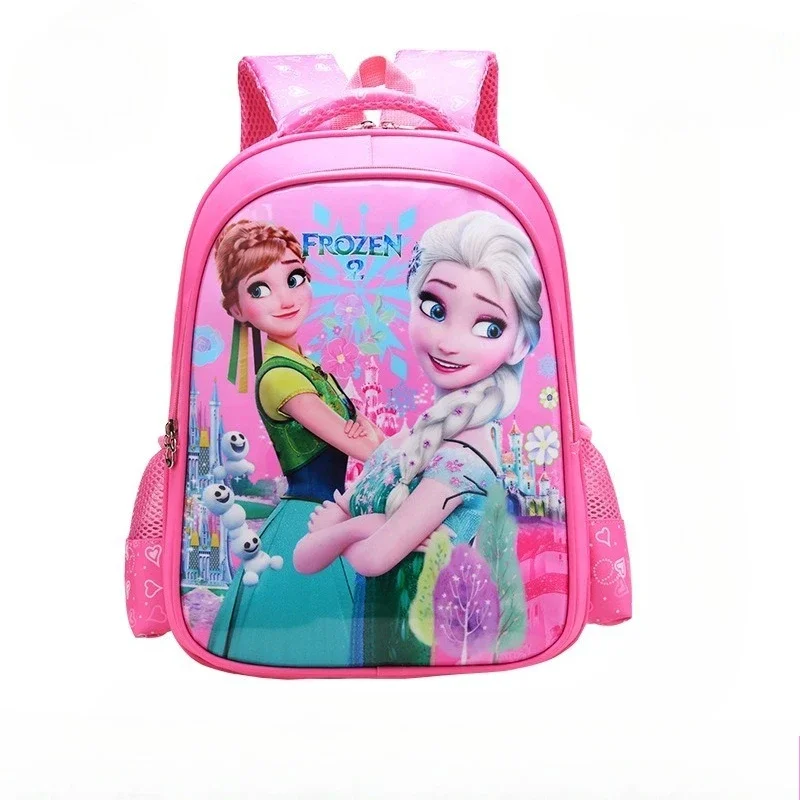Disney nuevas mochilas de princesa frozen elsa anna para niñas, bolso escolar para niños, bolso transpirable para guardería