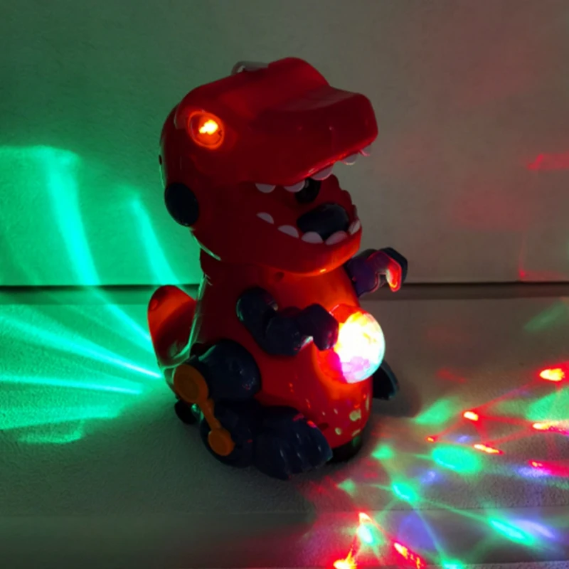 Brinquedo Automático Bubble Blower, Máquina Elétrica De Bolha De Dinossauro, Iluminação Musical