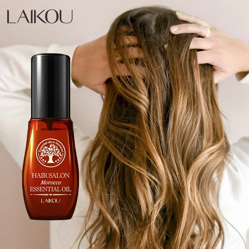 Hair Care Hair Styling Morocco Argan Oil Hairs Essential Oil Multi-functional Hair Care Pure Anti Dry Multi-functional LAIKOU