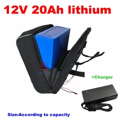 12V 50Ah 20Ah lithium 40Ah 30Ah battery for golf trolly cart Portable power supply + charger+ bag