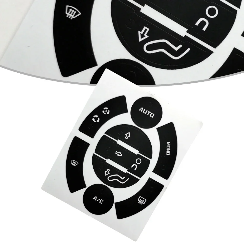 Button Restoration Black A C Climate Buttons Firm Attachment High Grade Material Light Penetration Practical Use