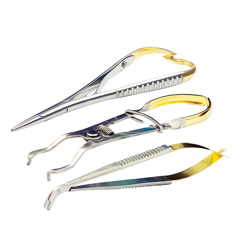 Forming Piece Placement Pliers Forming Piece Clamping Ring Placement Pliers Gap Wedge Holding Needle