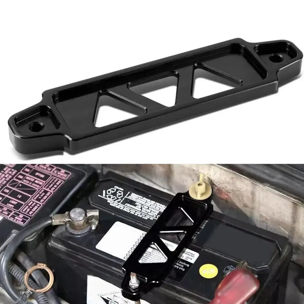 220mm / 190mm Aluminum Universal Battery Holder Auto Battery Tie Down Mount Holder Bracket Brace Bar Equipment