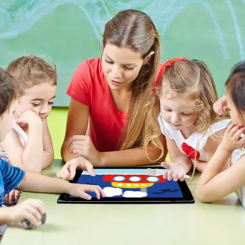 Imagen 2 del producto Pintura de arena para niños, kits de pintura de arena de colores para niños, 12 colores de arena, 16 imágenes de pelar y rociar, 1 bandeja, 1 herramienta de arte con pincel