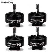 4pcs BrotherHobby Avenger V2 2507 1200/1500/1750/1850/2200/2450/2700KV 4-6S Brushless Motor  FPV Racing RC Quadcopter Drone