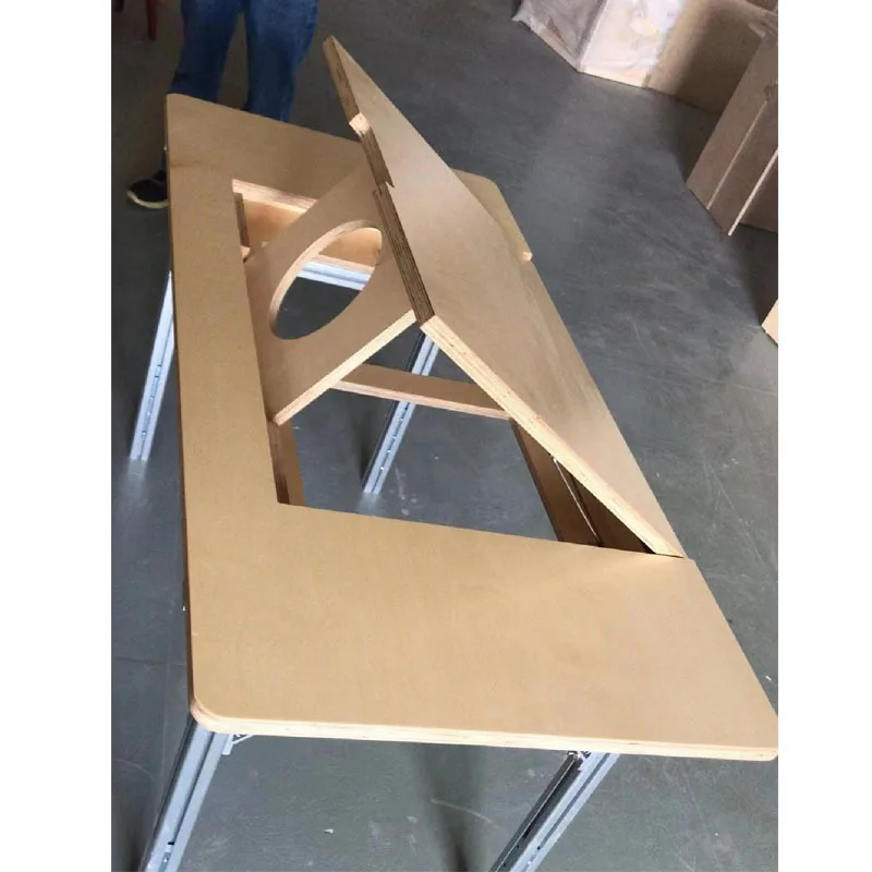 Simple and modern solid wood multi-functional aluminum desk painting table computer table student home writing desk drawing