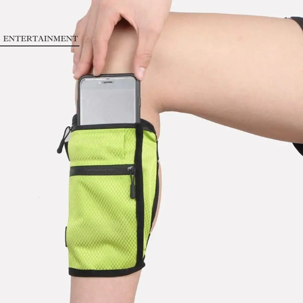 

Nylon Outdoor Calf Bag Waterproof Stylish Leg Wallet Bag Anti-slip Lightweight Running Phone Storage Pouch Travel