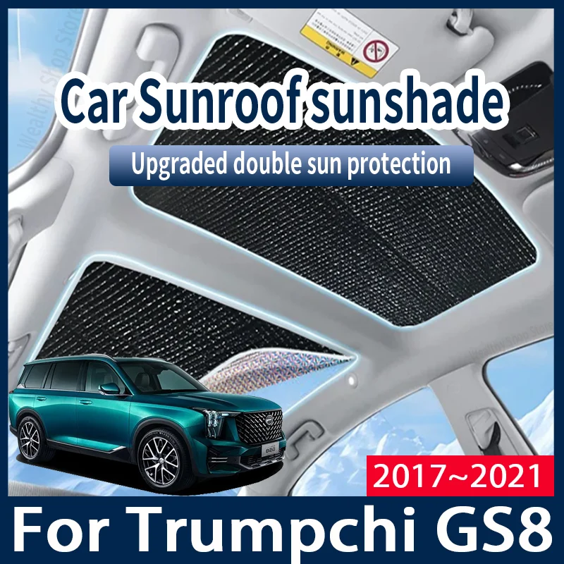 

For Trumpchi GS8 2017~2021 2018 2019 2020 Car Sun Shades Cover Auto Sunroof Sunshade Protector Anti-UV Heat Isolate Accessories
