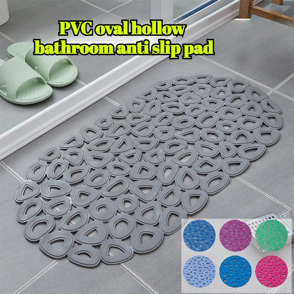 

1PC PVC Non-slip Anti-fall with Suction Cup Bathroom Mat Environmentally Friendly and Durable 34X64CM and Many Colours Available