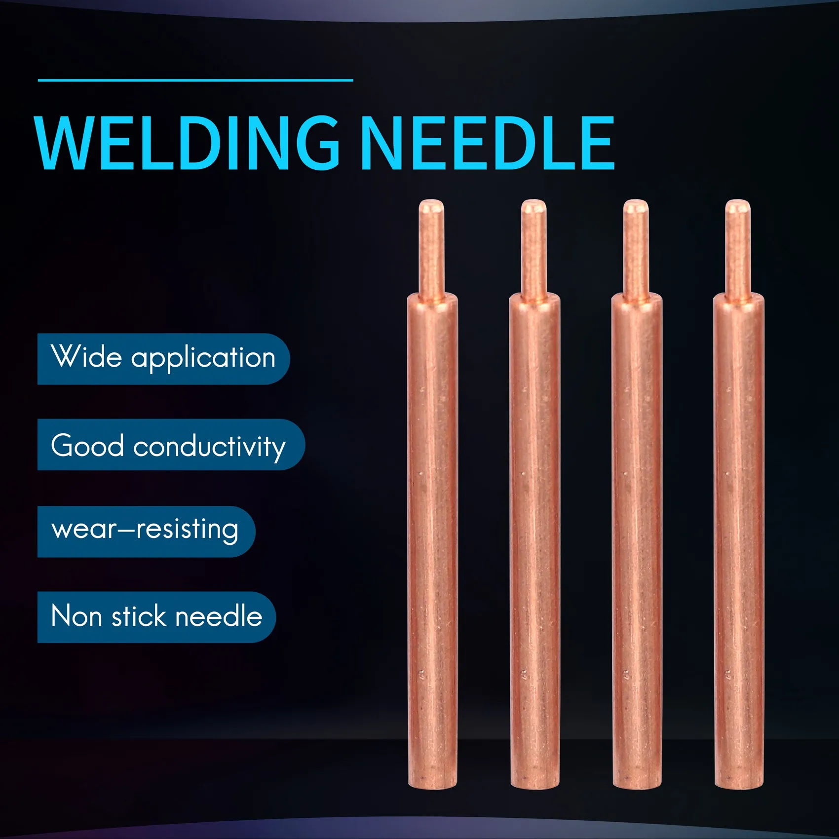 4Pcs Solder Pin Spot Welder Welding Fixed Copper Needles Used for 737G 787A 788H 709A 709Ad 797Dh Spot Welding Machine