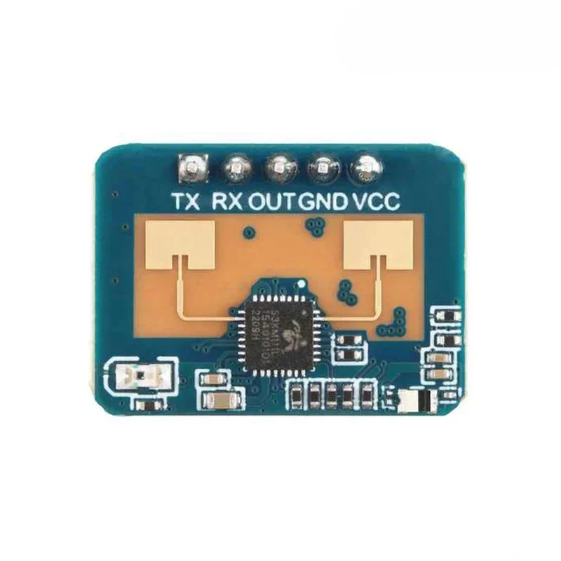 2PCS 24Ghz Human Presence Sensor HLK-LD2410C 24G Millimeter  Motion  Detection Wave Radar Sensor Module