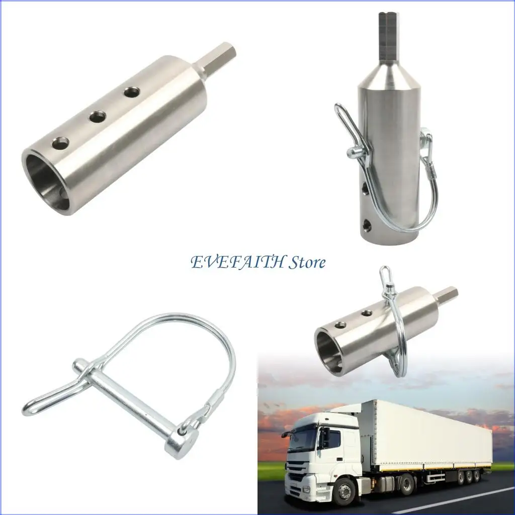 124B Metal Trailer Attachment adjusted 25mm rod For Challenging Towing Applications