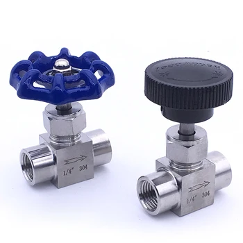 Verstelbare naald klep rvs SS304 Flow trimmen naald valve 1/8 