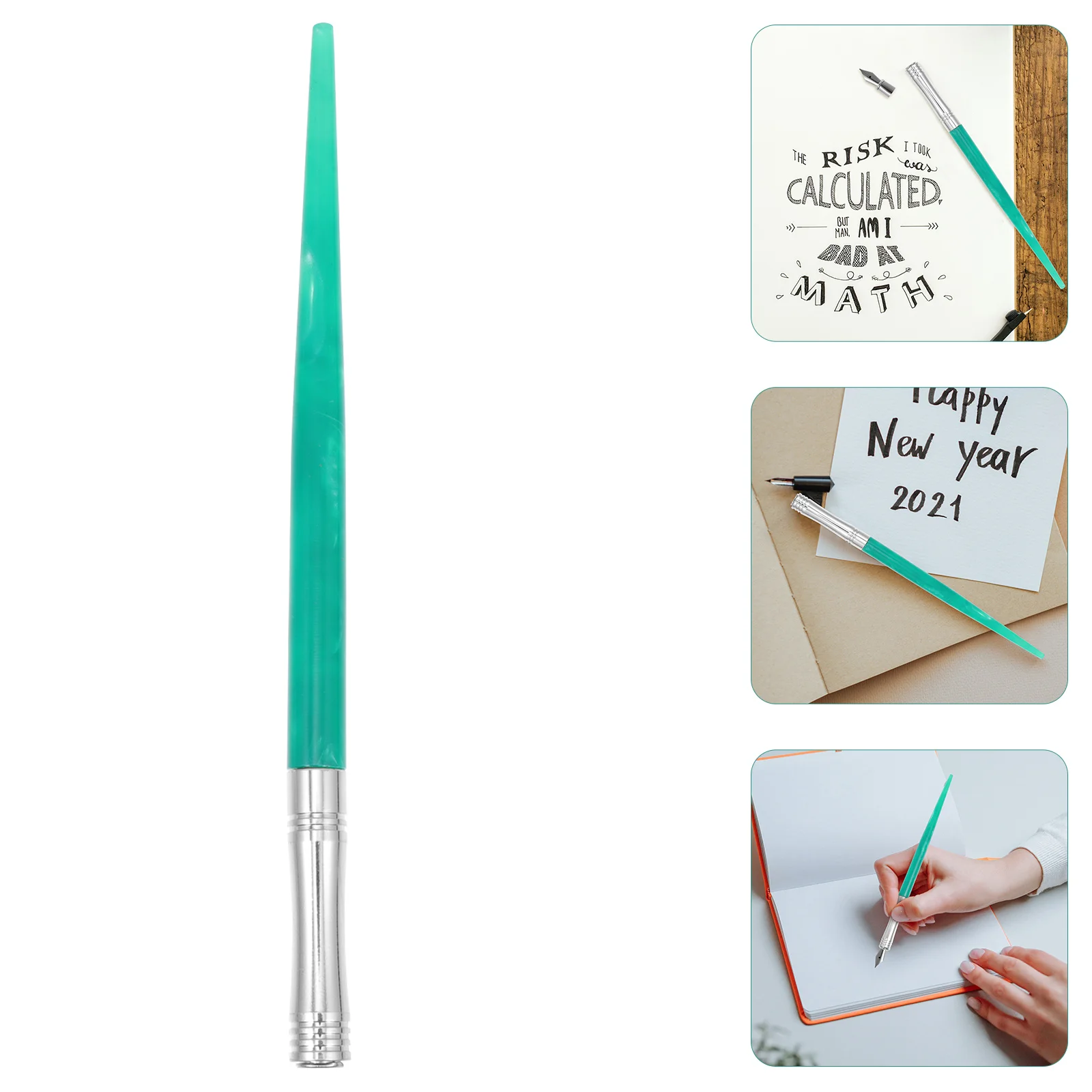 

Перьевая ручка, держатель для пера из смолы, износостойкая гладкая ручка для ручки, принадлежности для рукоделия для каллиграфии, офисные принадлежности, ручка для пера