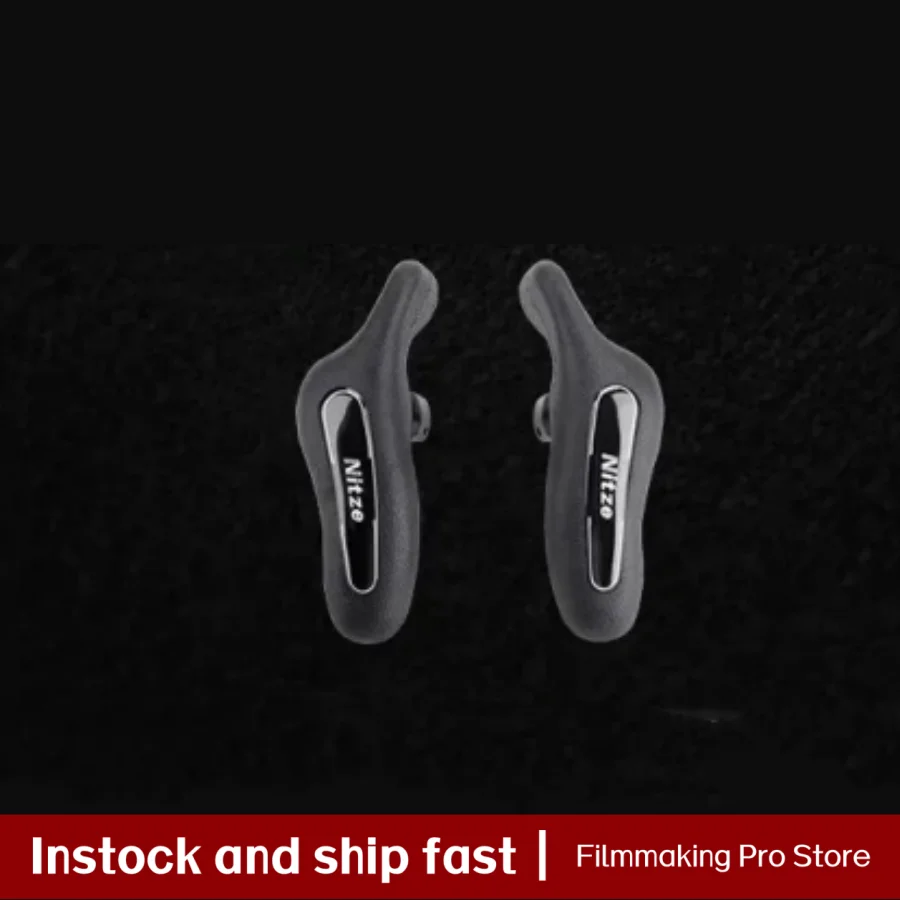 Nitze Left and Right Side Handle Kit Camera Handle Grip with NATO Clamp for Camera Monitor Pad Cage