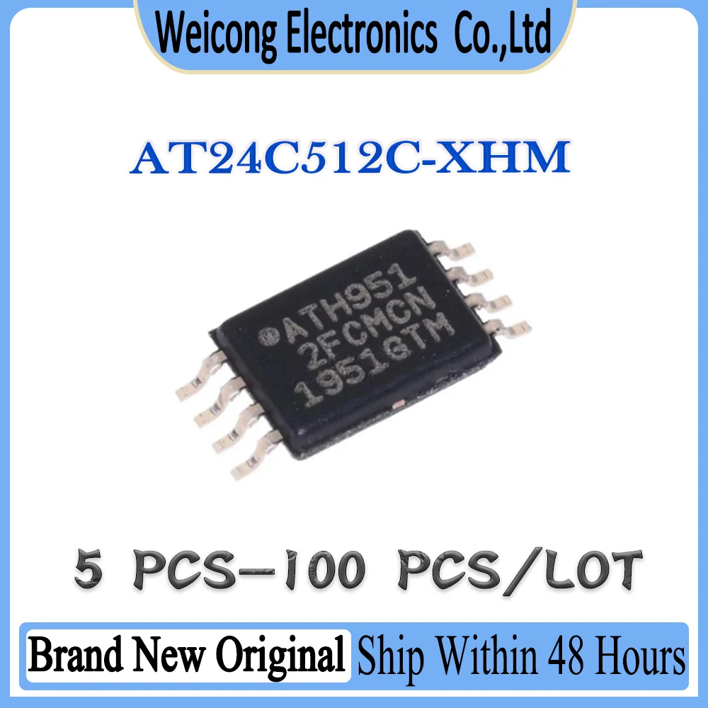 

AT24C512 AT24C512C AT24C512C-XHM AT24C AT24 New Original IC Chip TSSOP-8