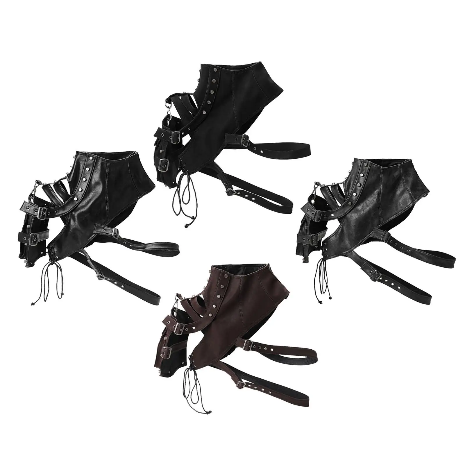 Gothic Steampunk Shoulder Bag Costume Accessory Stage Performance Arm Cuff