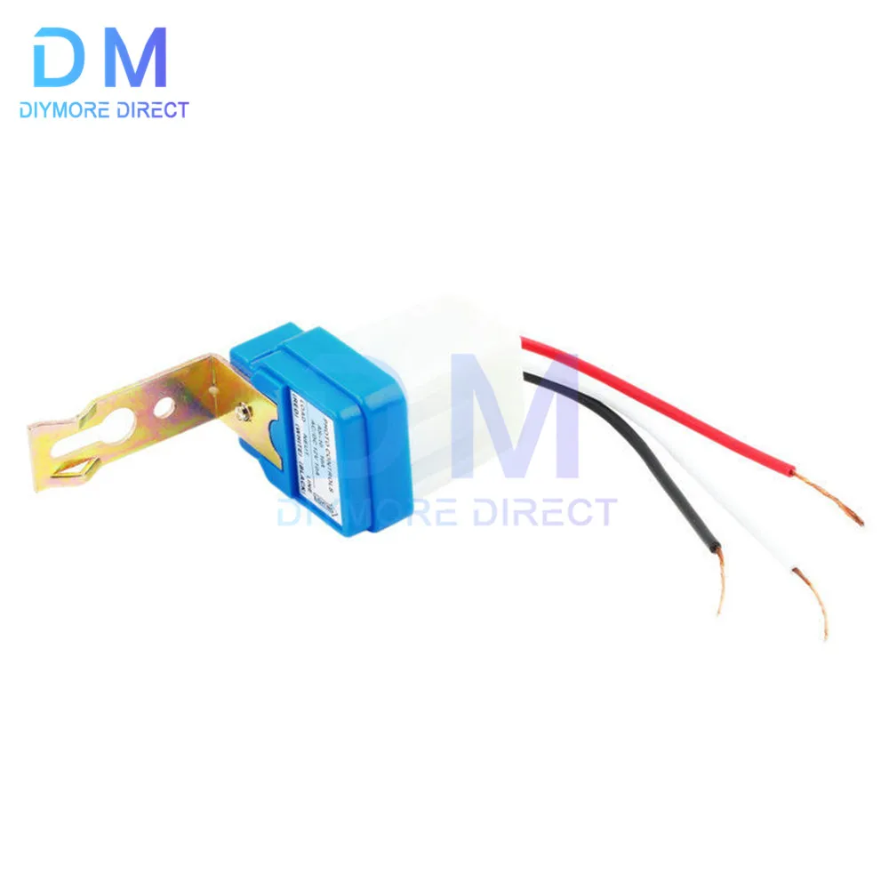 AS-10 10A Photoswitch Sensor Switch Auto On Off Photocell Street Light Control AC/DC universal 12V