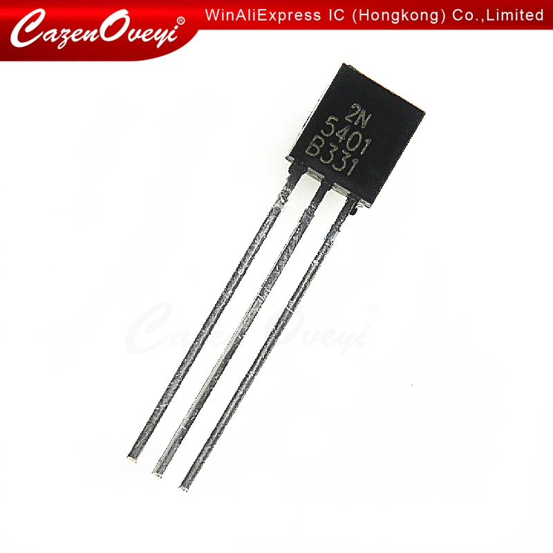 100pcs/lot 2N5401 0.3A 150V PNP transistor In Stock