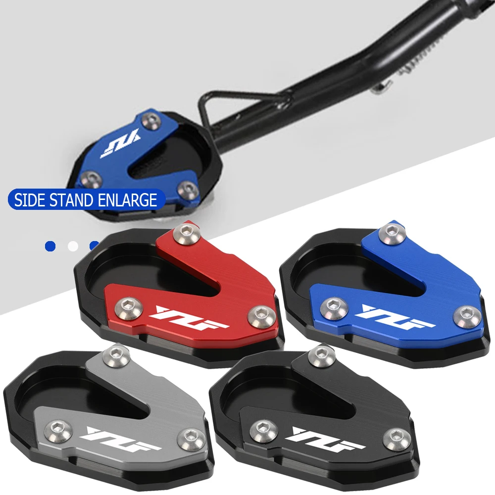 NEW Motorcycle Side Stand Enlarge Pad Kickstand Support Extension Plate FOR YAMAHA R6 2021 2022 YZF-R6 YZFR6 2020 2017 2018 2019