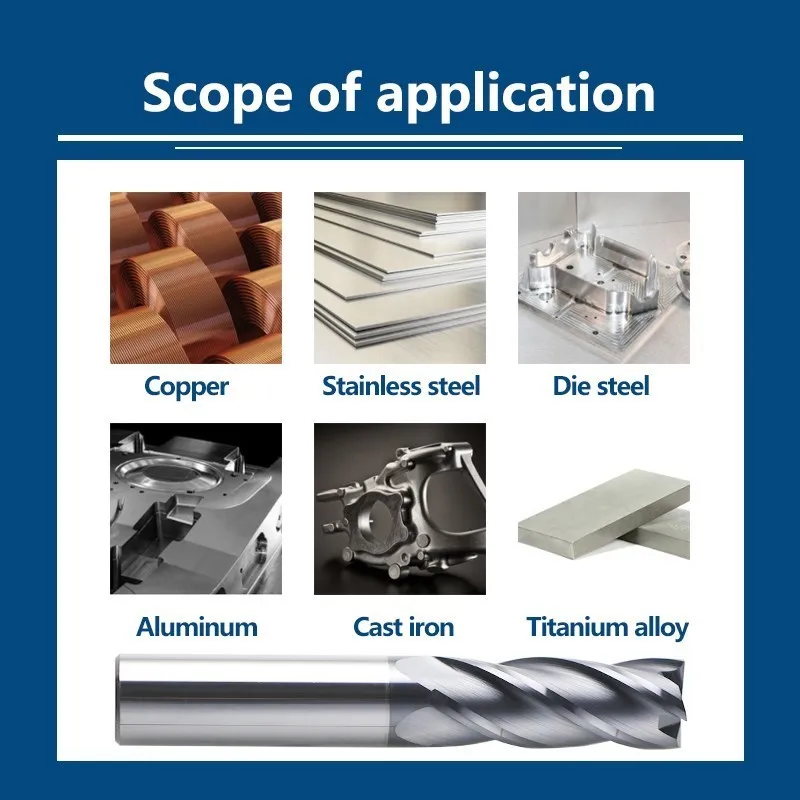 Fresa 4 flauta fresa roteador bit 1-20mm hrc 50 fresa de carboneto tialn revestido cnc máquina ferramentas de fresagem