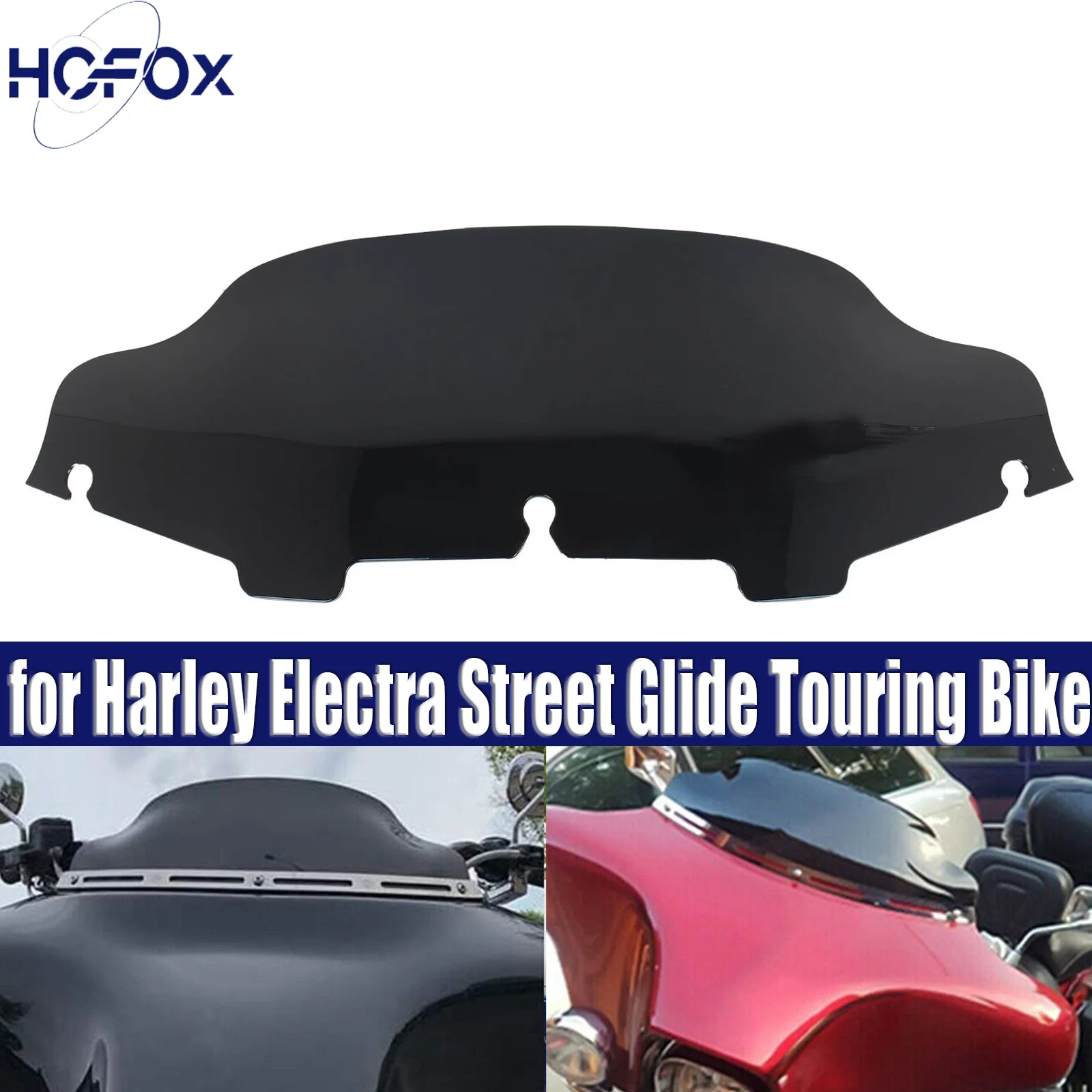 

Ветровое стекло 6 дюймов для мотоциклов Harley Touring Electra Street Glide FLHX 96-13