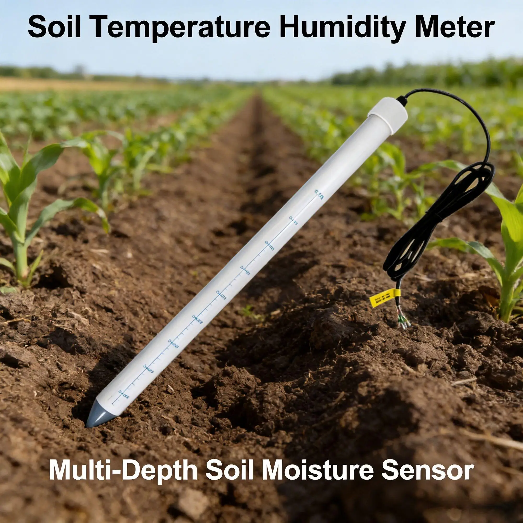 OEM RS485 3-Layer Multi-Depth Soil Moisture Probe (10/20/30cm) for Agriculture