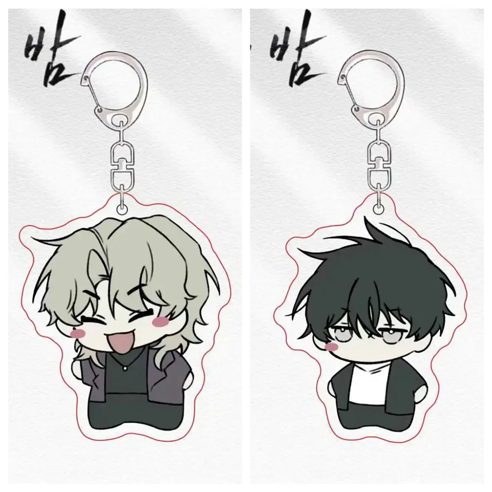 Korean BL Manwha 6CM Anime Keychain Women Lee Joobin Acrylic Key Chain Man Cute Key Ring Bag Pendant Ornament Gift el principito