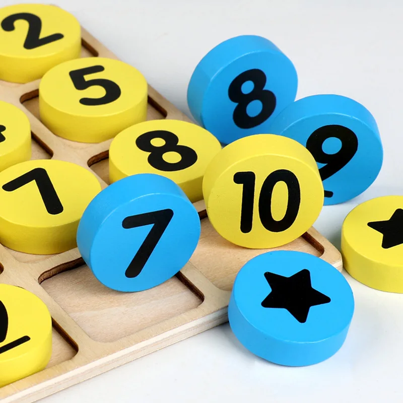Educatief wiskundespeelgoed, interactief telspel voor kinderen, leuk leermiddel voor kleuters en peuters