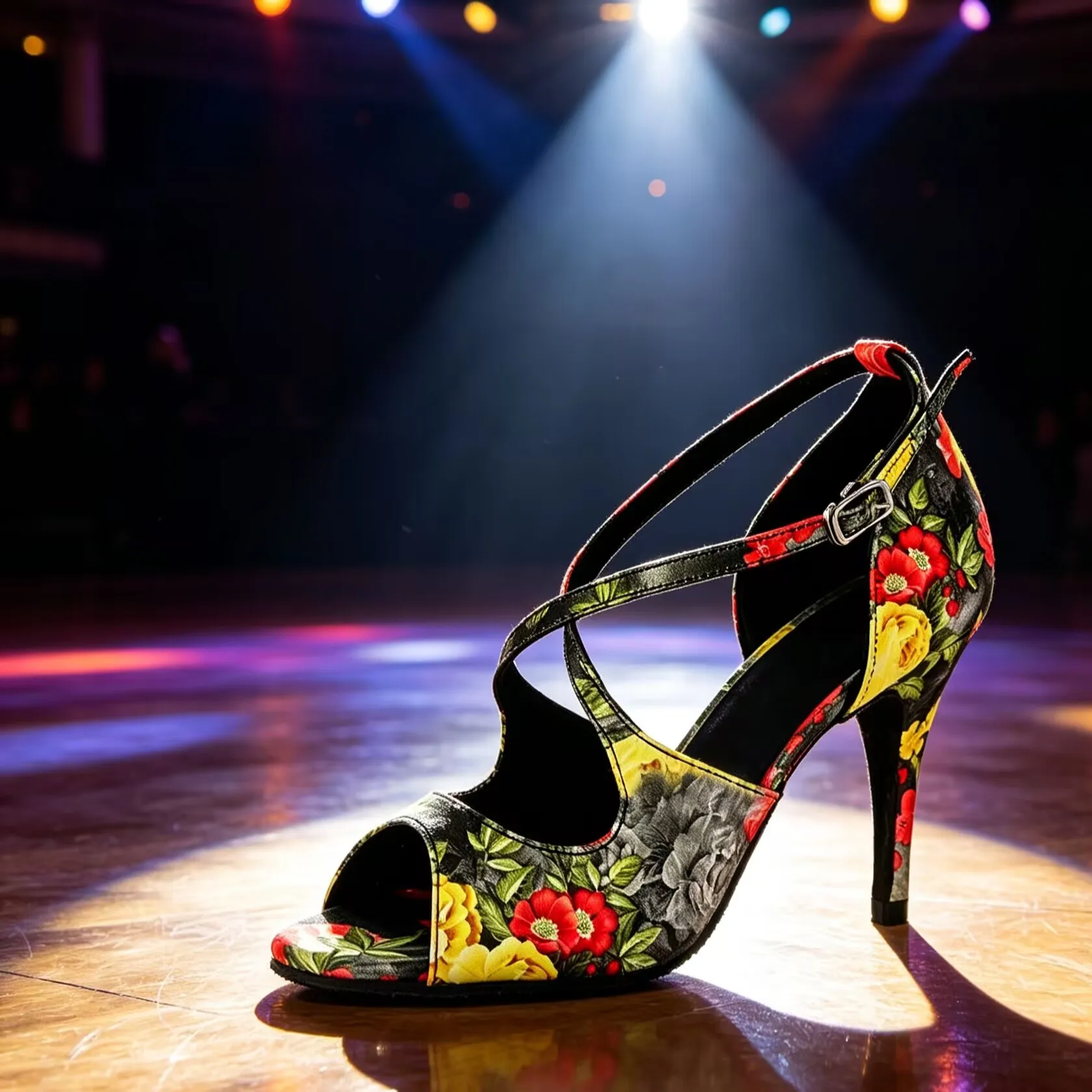 Evkoodance DIY Satin Leather Heel Height 8.5 cm Zapatos De Baile Size US4-12 Comfortable Latin Salsa Dance Shoes Girls Evkoo-424