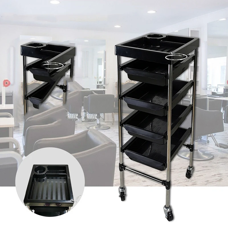 

Plastic Trolley Salon Furniture Beauty Trolley Auxiliary Car With Wheels Carritos Organizadores Aesthetic Auxiliary Cart