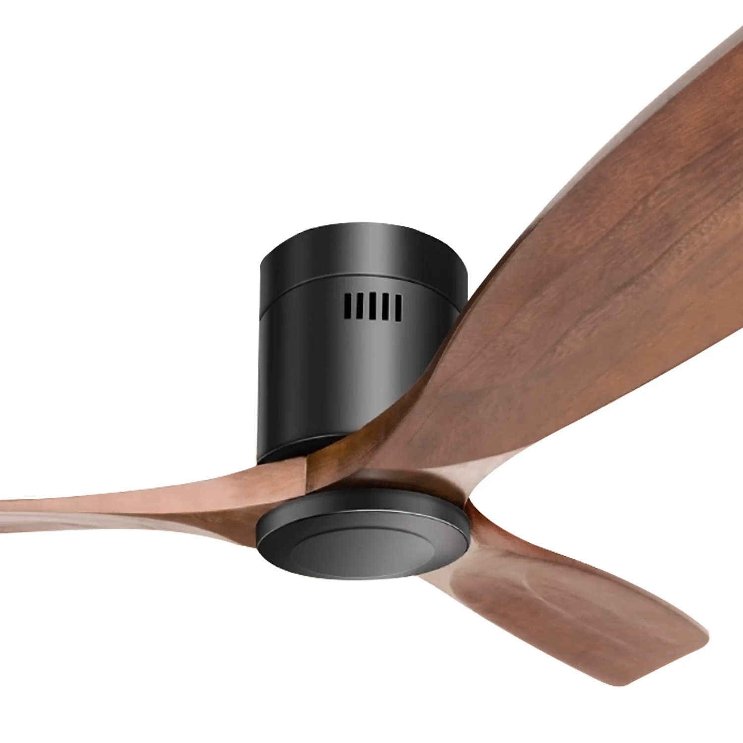 Sofucor Modern 52-inch Ceiling Fan Without LED Reversible DC Motor 6-speed High wind 3 Wood Blade and Remote control