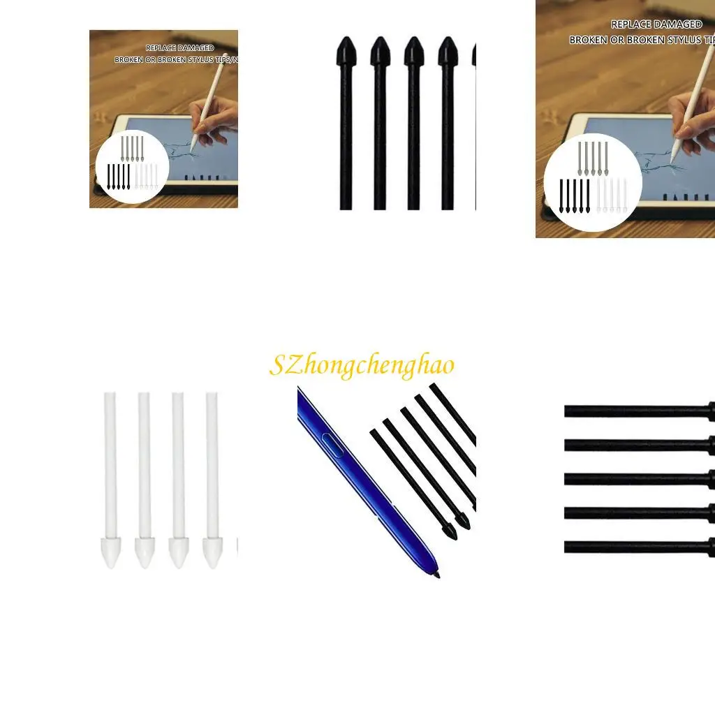 

Pack Of 5 Touch Pen Nibs Compatible for Tab S 6/7/7+/8/9 S23 NOTE10 20 Tablet Prolonged Comfortable Styluses Nibs 601D