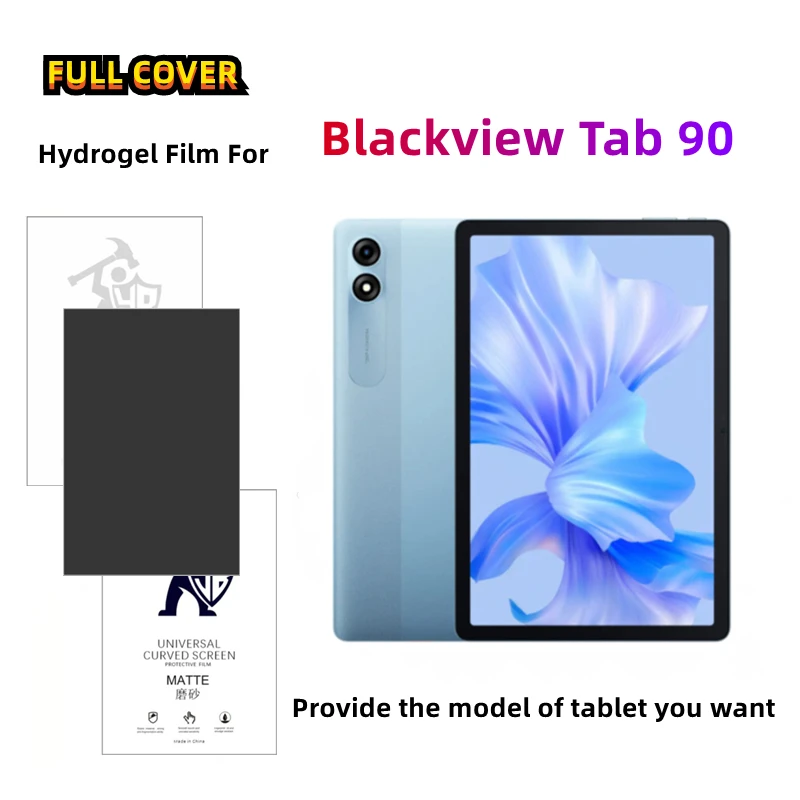

2pcs Matte Tablets Hydrogel Film For Blackview Tab 90 HD Screen Protector For Blackview Tab 90 Anti Spy Full Cover Protect