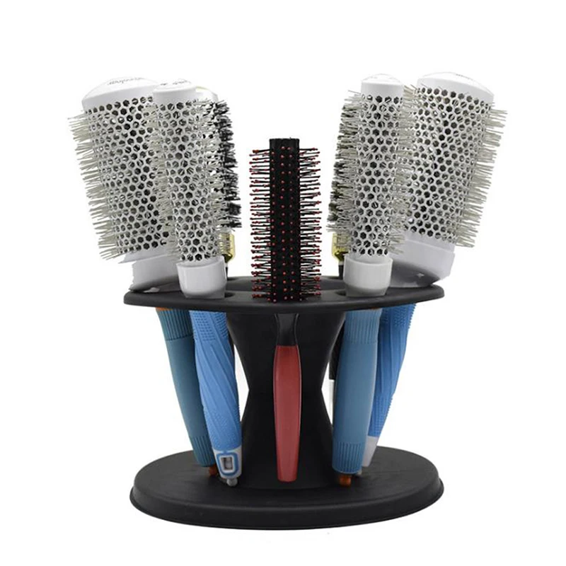 Hairdressing Tools Plastic Hair Roller Comb Station Stand Household Storage Collecting Utensils Storage Rack