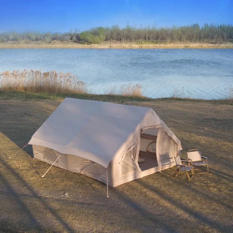 Large Luxury 2 Rooms  6-10 Persons Family Camping Outdoor Waterproof Tent