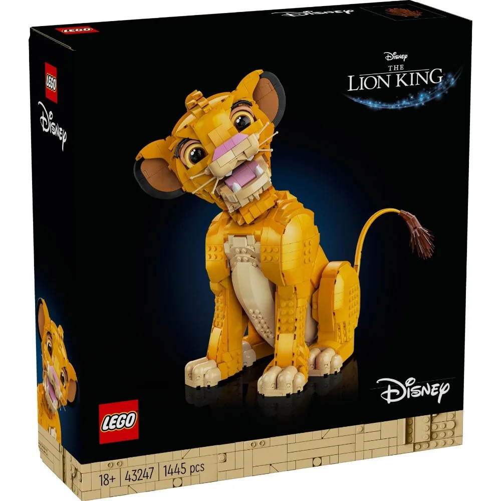 LEGO 43247 Disney Young Simba the Lion King Bouwspel voor Kinderen 18+ Jaar (1445 Stukjes)