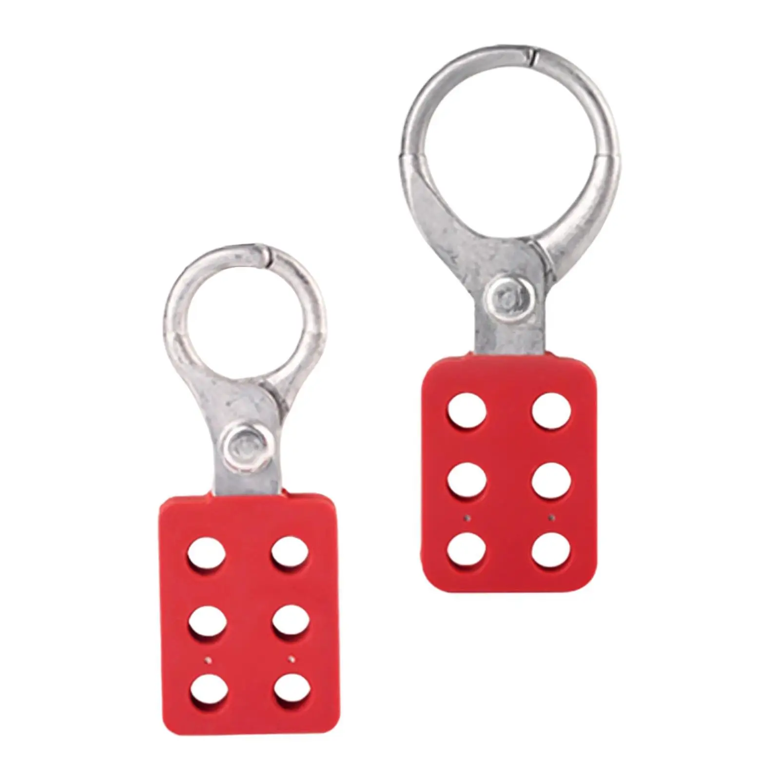 Lock Out Hasp Aluminium, Industrial Tamperproof Compact for Lockout Station Lockout Hasp with 6 Holes