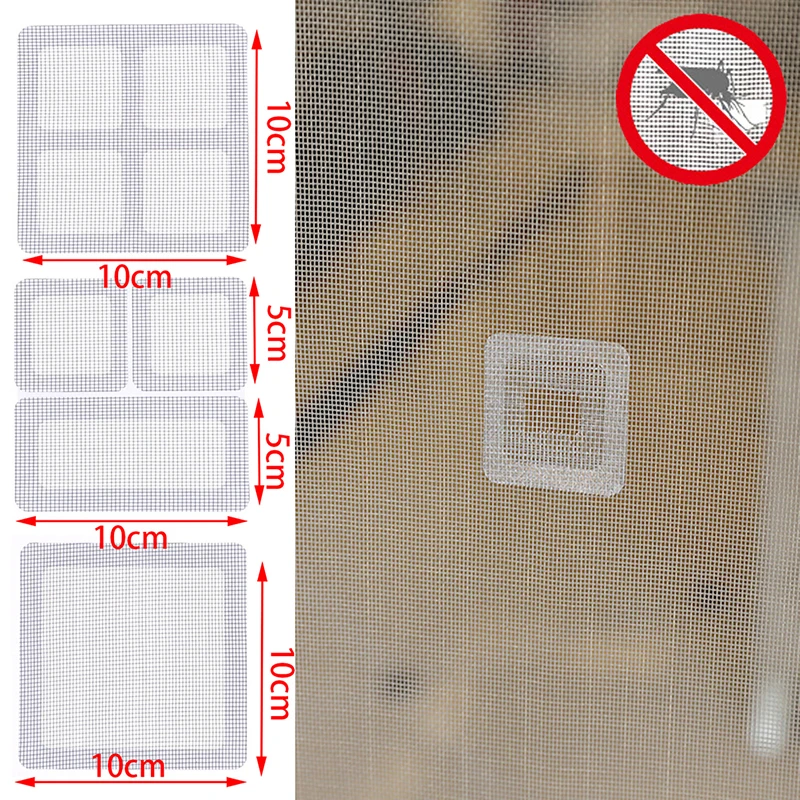 C 9/15PCS Window And Door Screen Repair Tape Grey Window Net Door Mesh Bed Canopy Patch Up Hole Mend Long Crack Mosquito Fix Net view 2