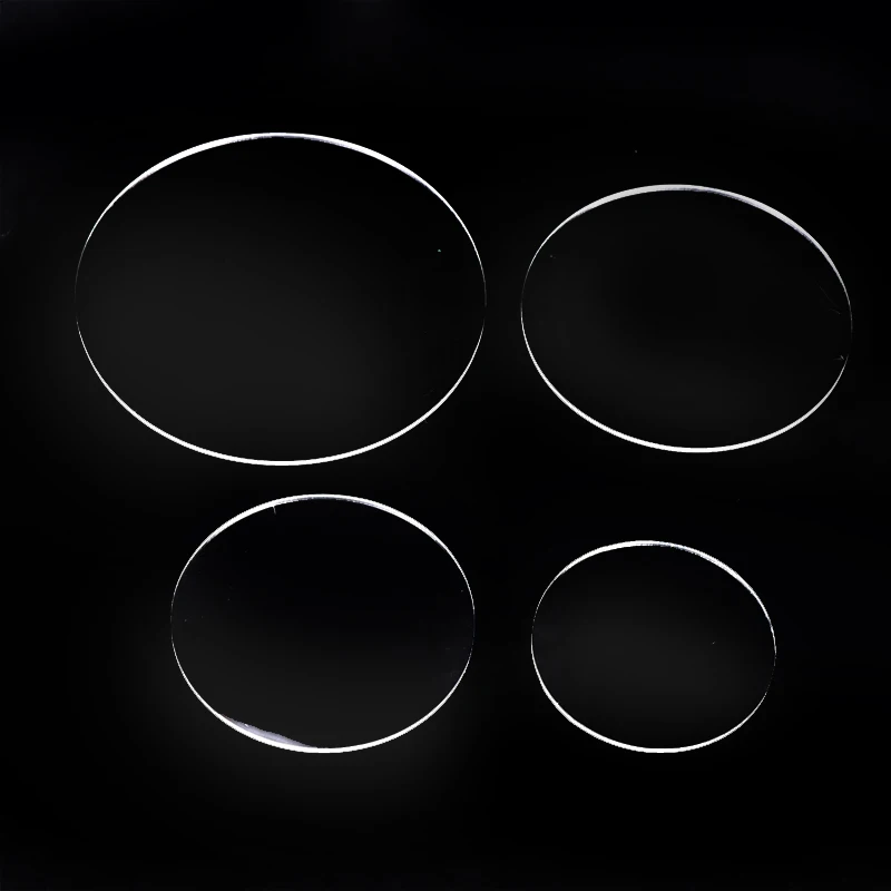 8-15CM figura bambola acrilico trasparente basi rotonde fluido orso stampi basi argilla ceramica scultura strumento