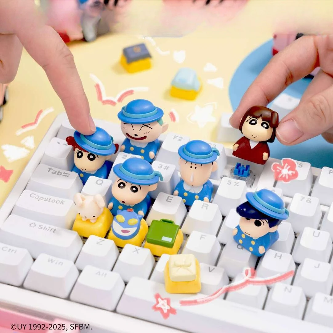 

Случайная доставка: набор кейкапов и динамичных декоративных элементов в стиле аниме — коллекционный подарок и набор для декора.