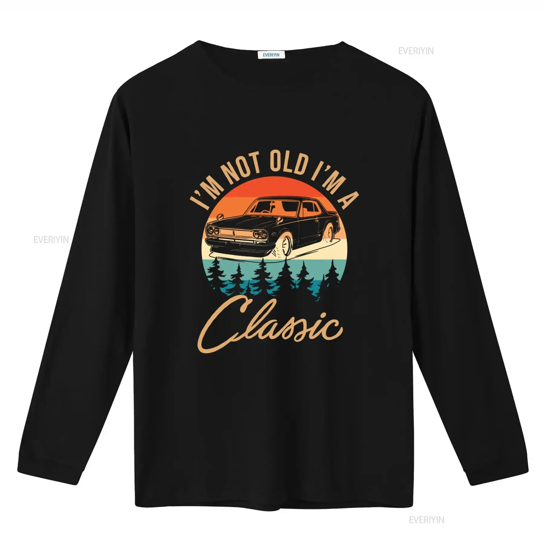 I'M Not Old A Classic T Shirt Funny Car Design for Grandparents with 80s 90s Nostalgia Vibes vintage Washed Stretched