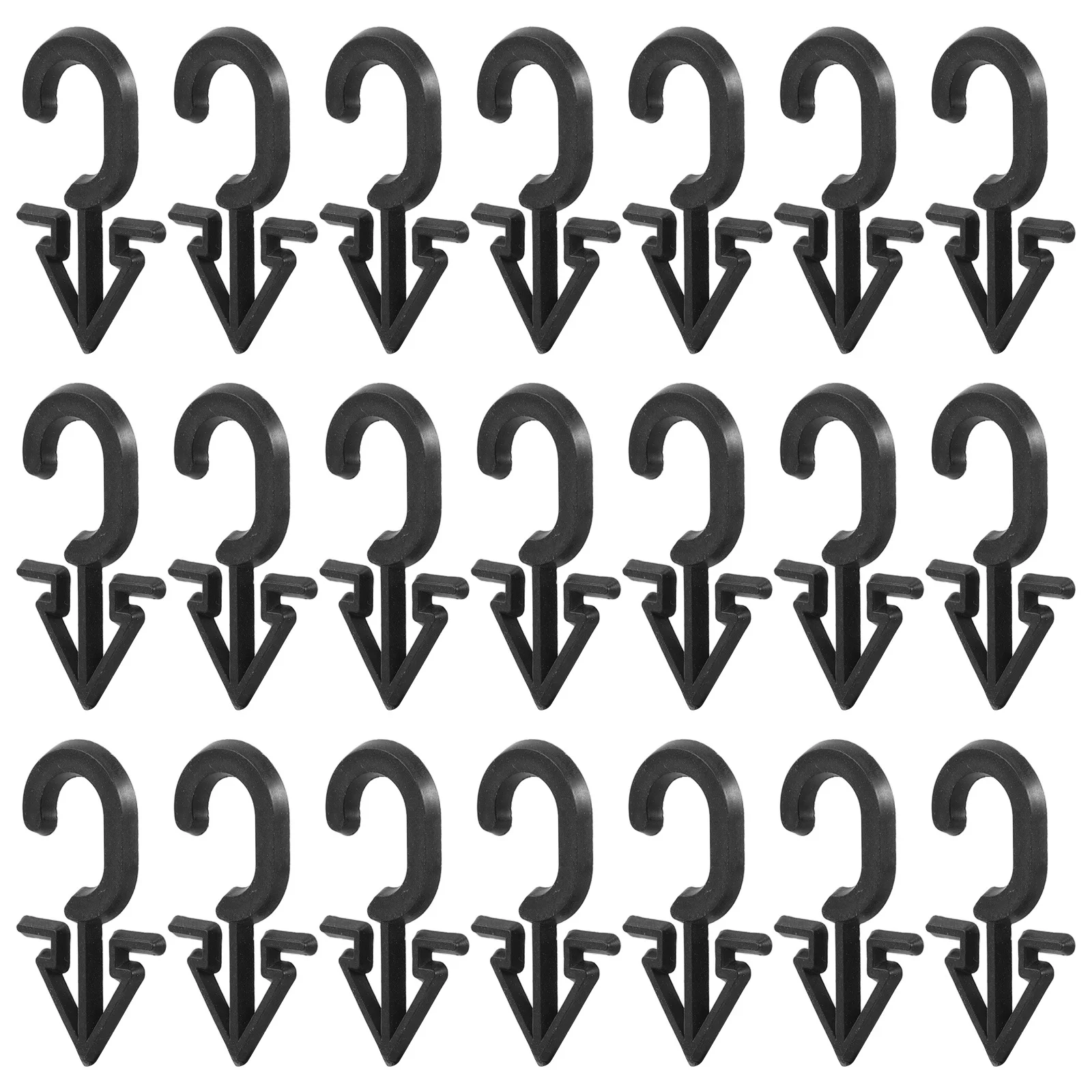 

200Pcs Hanging Hooks Versatile Plastic Retail Display Hooks for Socks Hat Gloves Underwear Fasteners Organizer