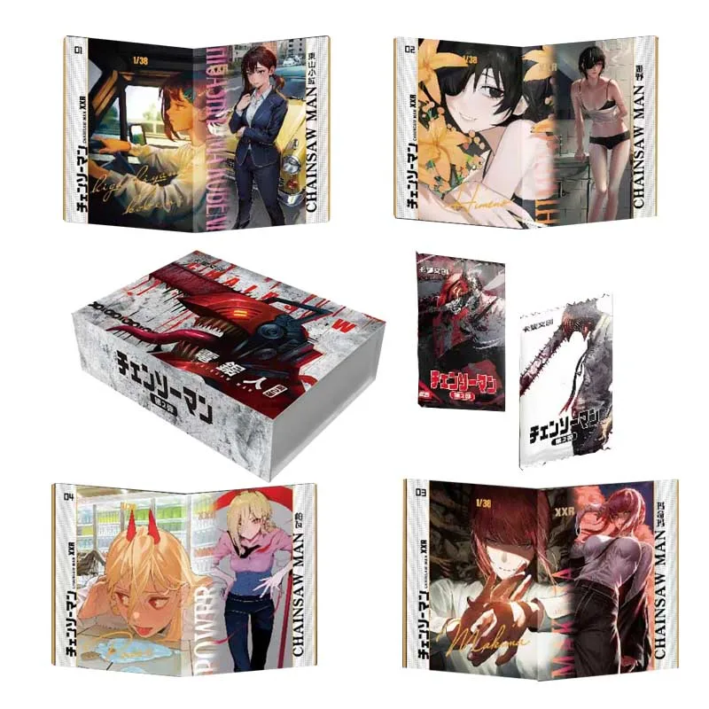 

Chainsaw man Collection Cards Packs Booster Box Game Cards Table Toys