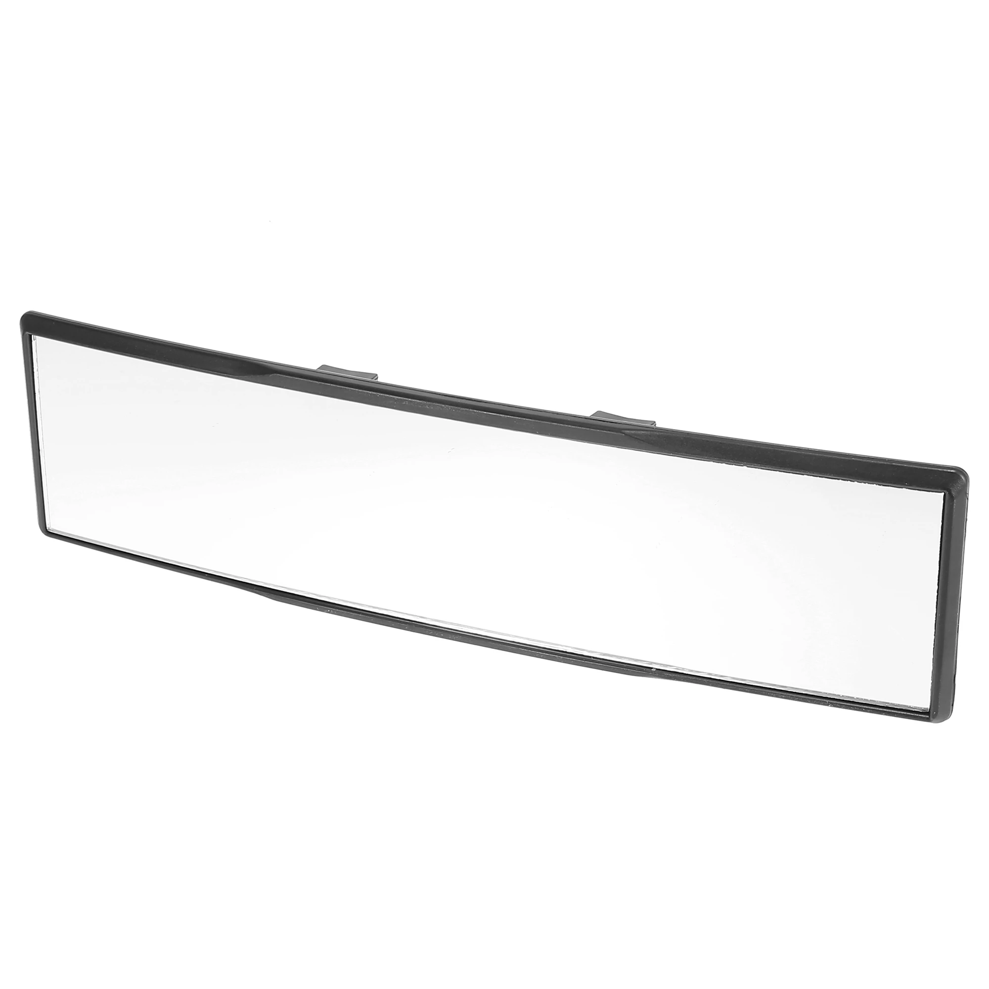 UXCELL Universal 270mm Long Wide Angle Clip On Convex Curve Rear View Mirror for Car