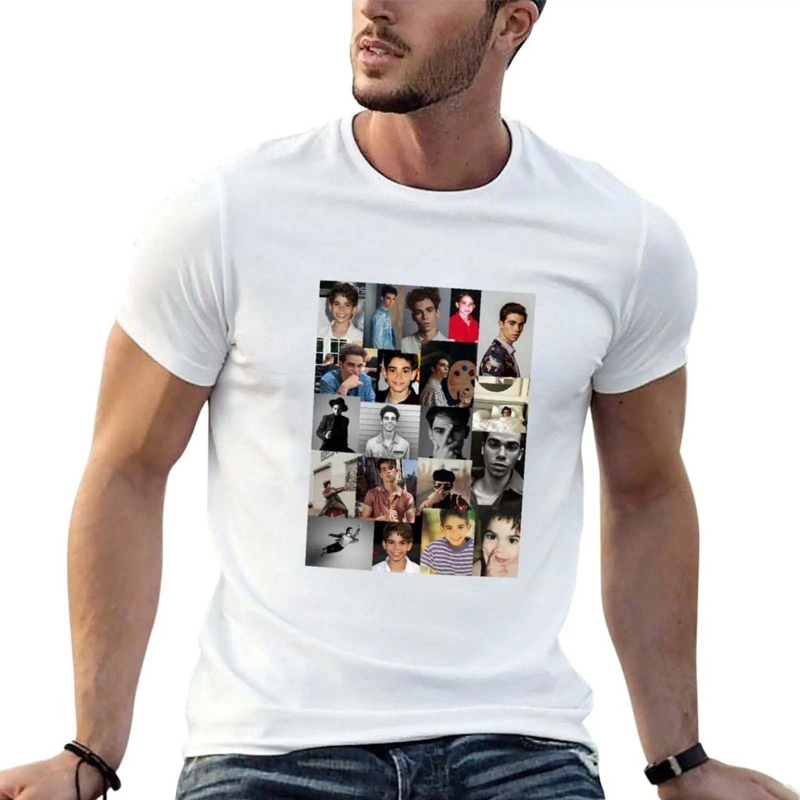 

Cameron Boyce Collage T-Shirt t shirts cotton 100% funny t shirts man T-Shirt