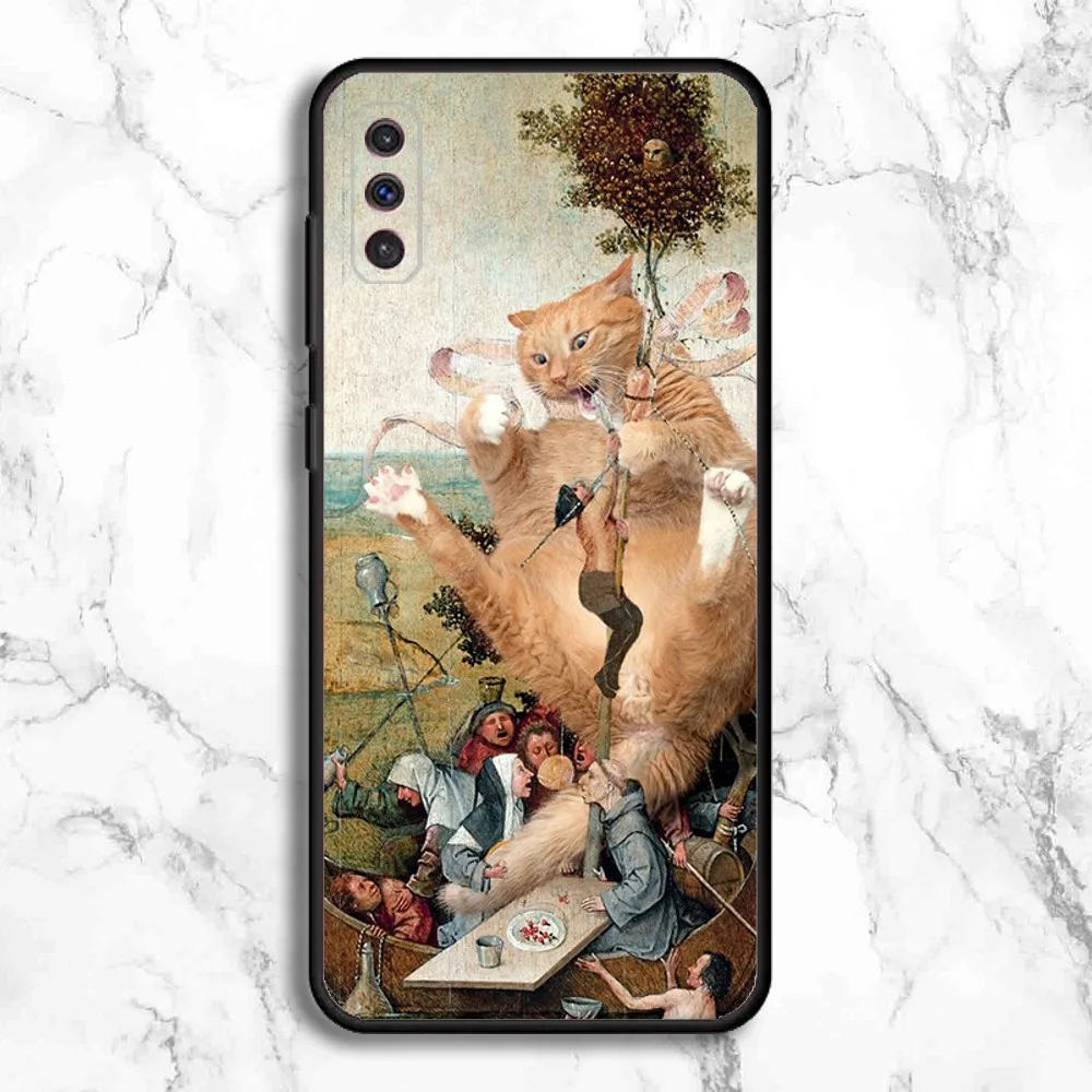 Hieronymus Bosch Painting Art Phone Case For Samsung Galaxy A13,A21s,A22,A31,A32,A52,A53,A71,A80,A91 Soft Black Phone Cover