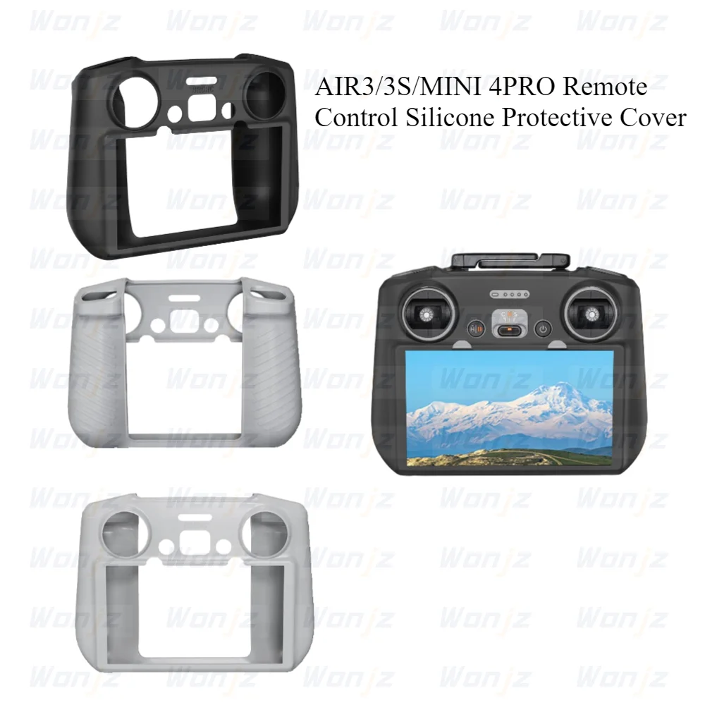Funda protectora de silicona para DJI Neo Mini 4 Pro Air 3 Flip Fly More Combo RC 2 accesorios de control remoto