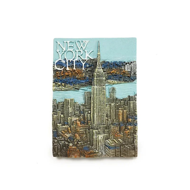 

New York Landmark Building Creative Magnetic Fridge Magnet Creative Travel Souvenir Home Decoration Gift